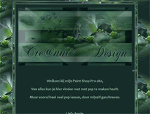 Tablet Screenshot of crea-annie-design.nl